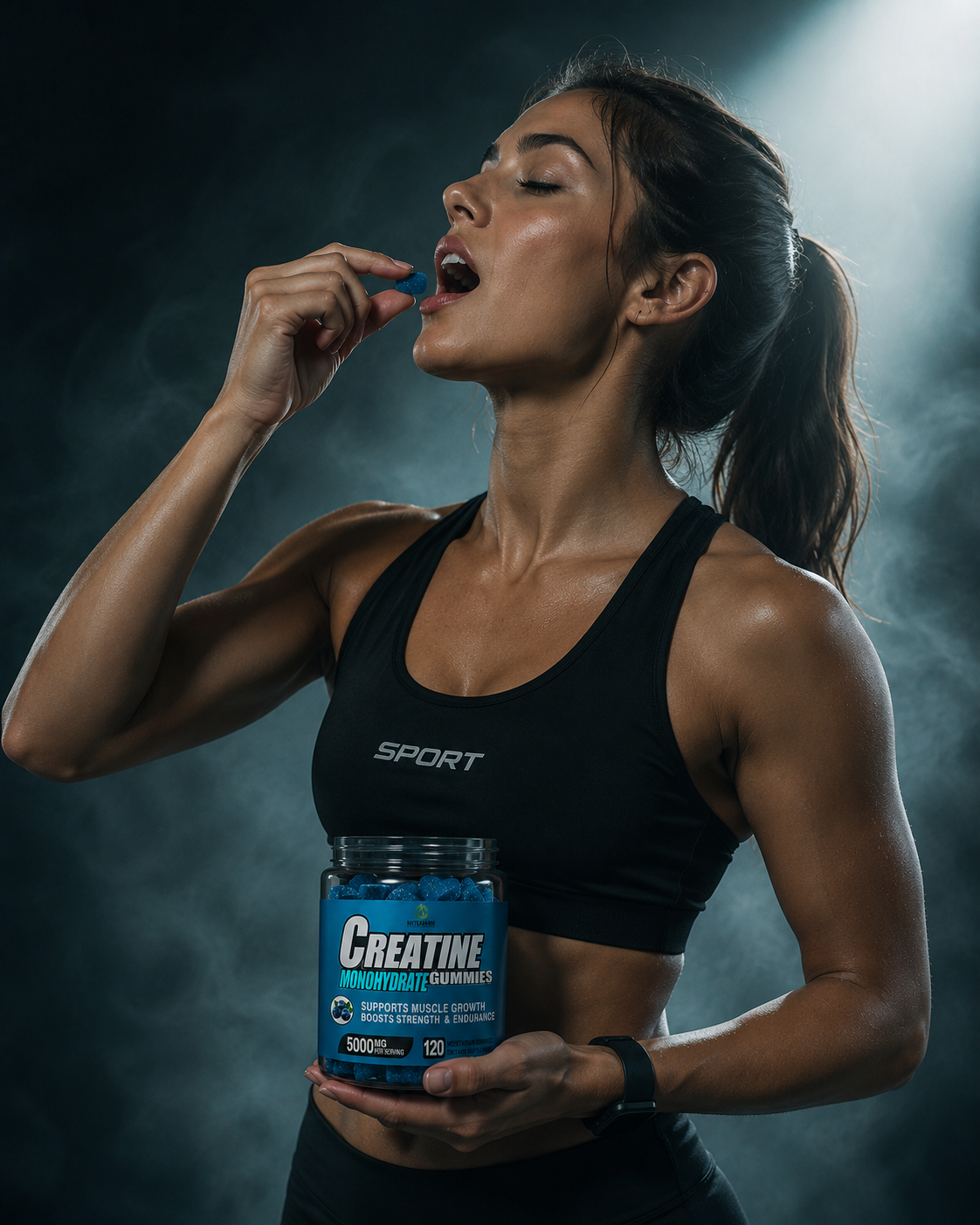 Suplemento Masticable de Creatina para Aumento de Energía