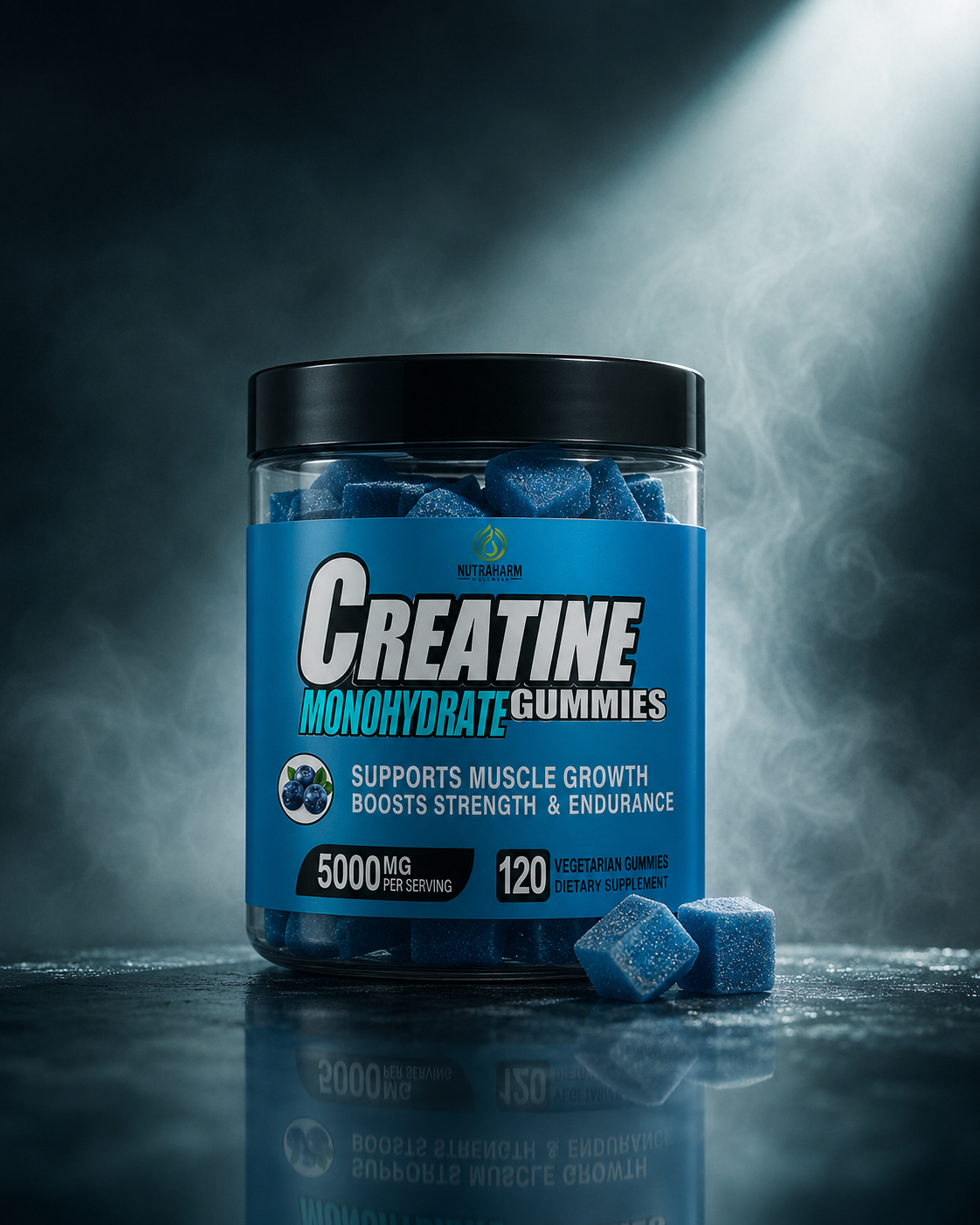 Suplemento Masticable de Creatina para Aumento de Energía